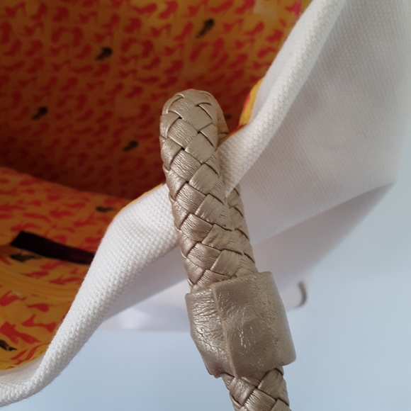 Barbie by Tookata People White with Gold Tote - Picture 8 of 15